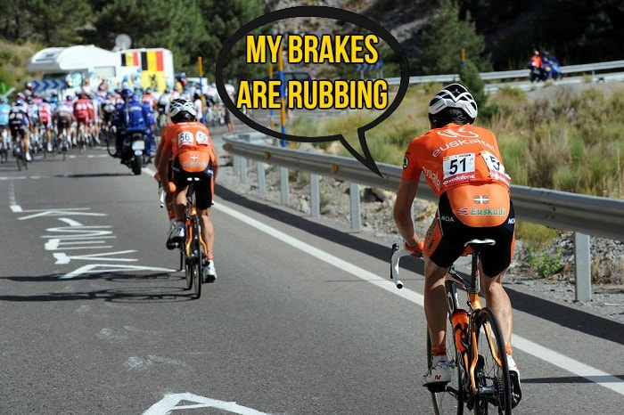 cyclist dropped