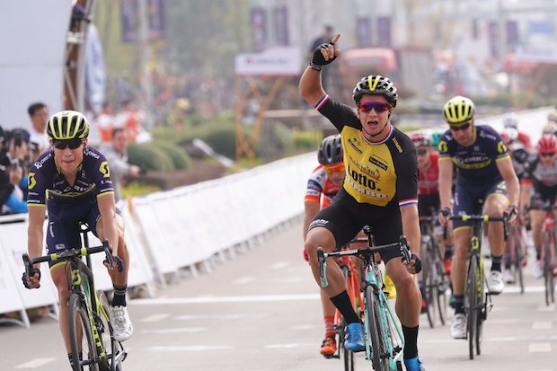 Dylan Groenewegen wins stage 5 guangxi